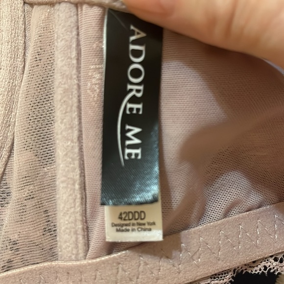 Adore Me 42 DD bra front enclosure Y-back - Picture 6 of 7